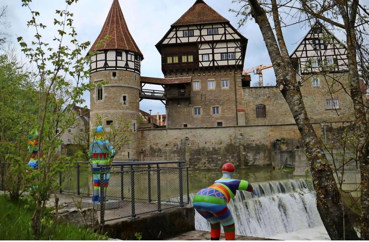 Schlafzimmer 1 Mit Top Aussicht Ueber Weilstetten Balingen Exteriér fotografie